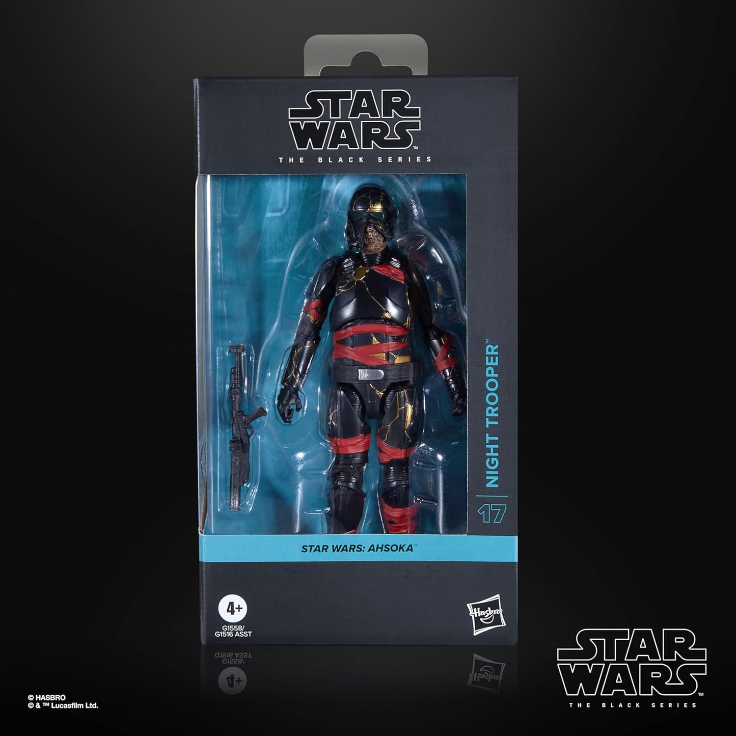 Night Trooper Figura De Acción Ahsoka Star Wars Black Series 16cm