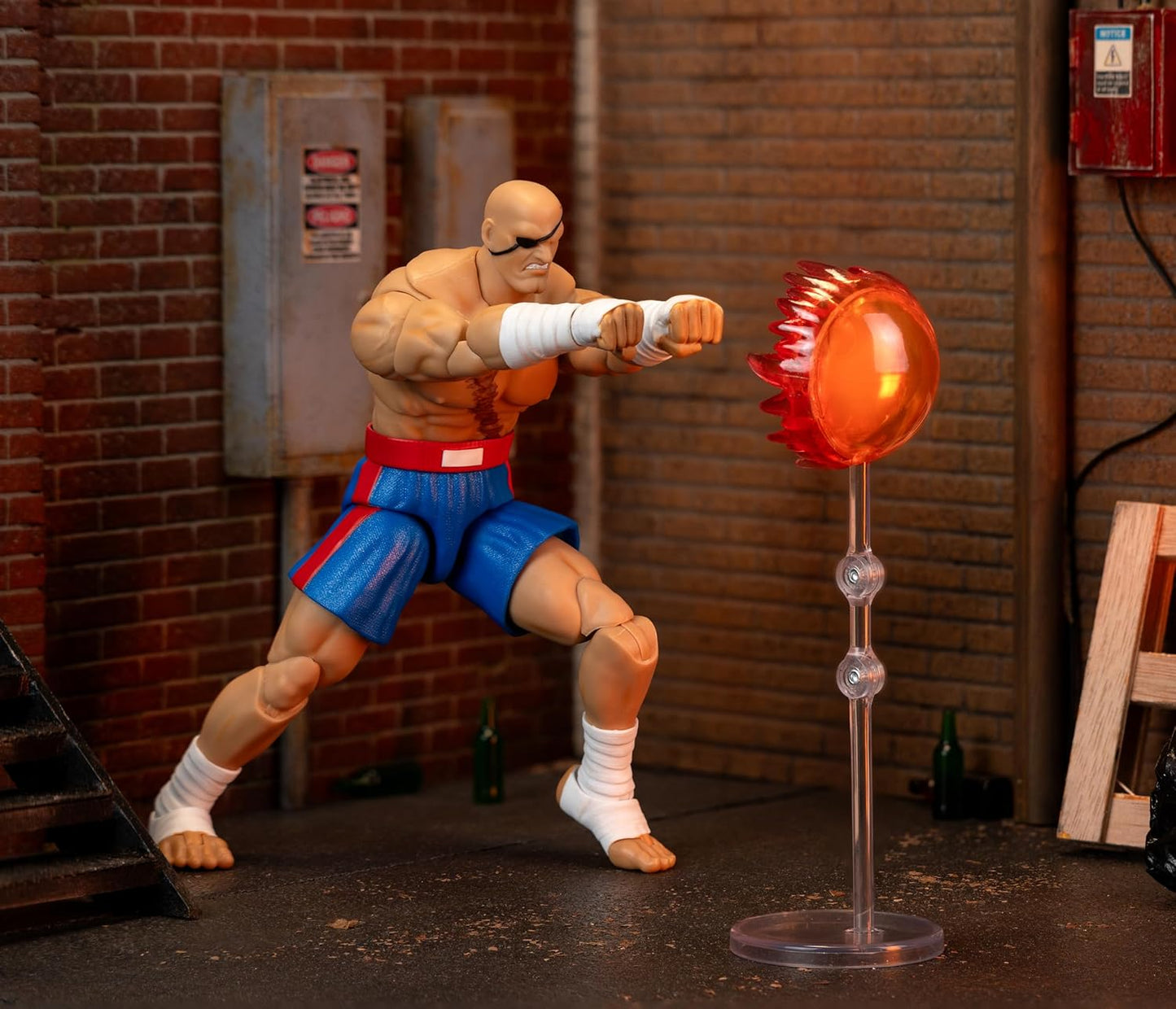 Sagat Figura De Acción Ultra Street Fighter II Jada Toys 21 Cm