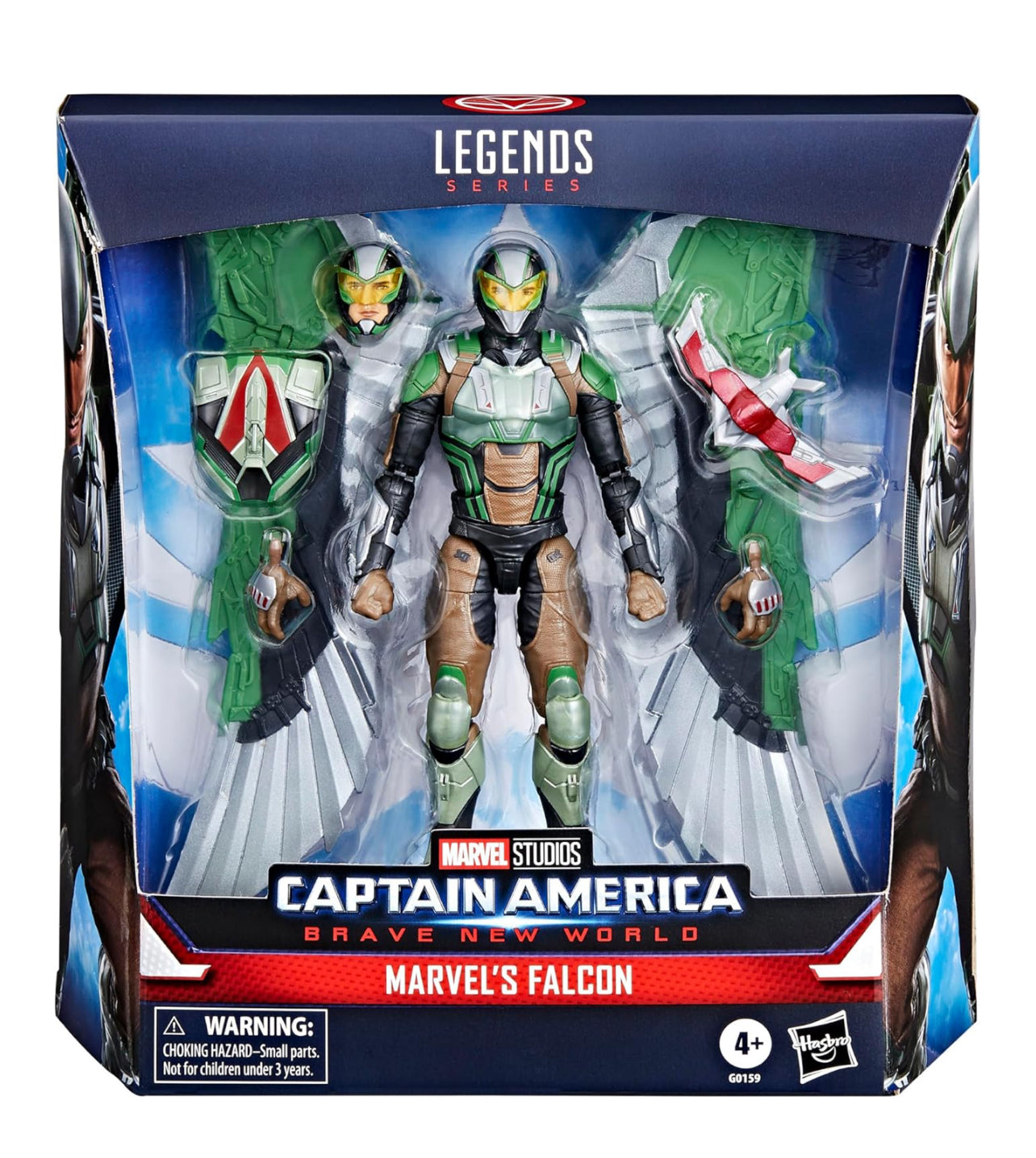 Falcon Figura De Accion Capitan America Brave New World Marvel Legends 16cm