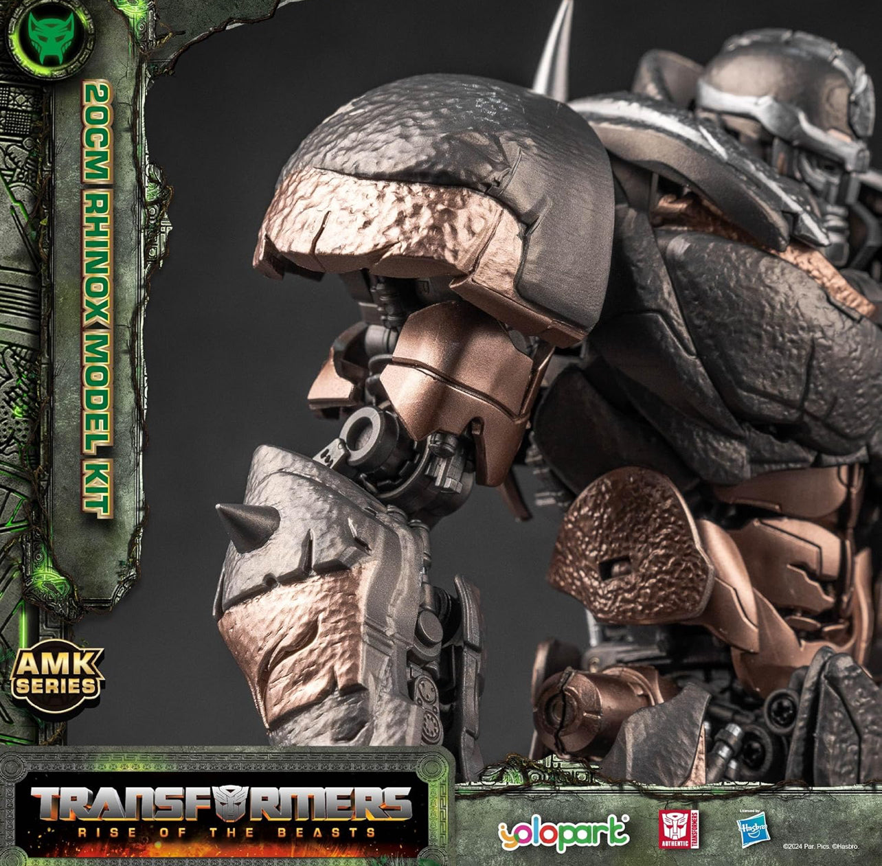 Rhinox Figura de Acción Transformers Rise Of The Beasts Yolopark Transformers Model Kit AMK Hasbro