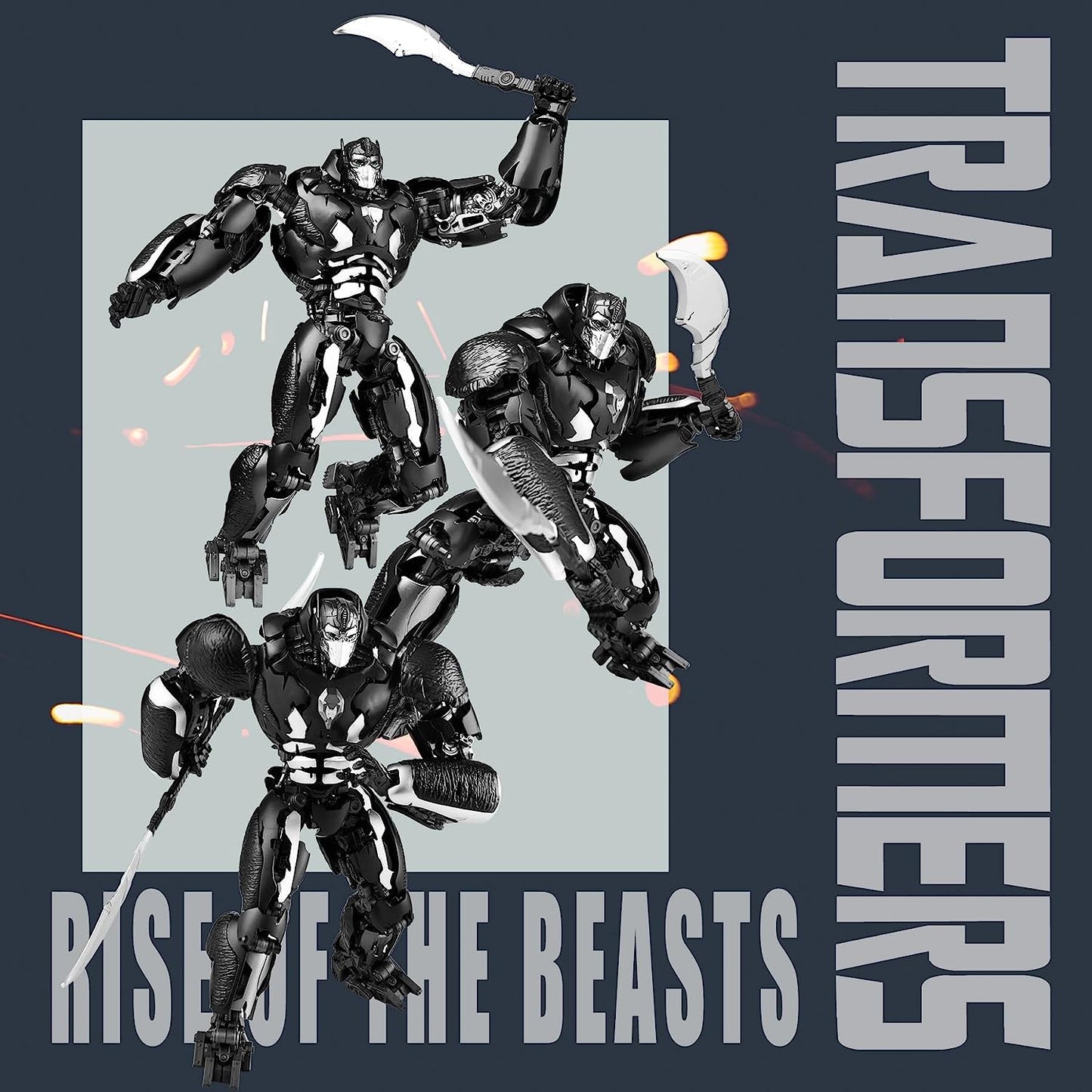 Optimus Primal Figura de Acción Transformers Rise Of The Beasts Yolopark Transformers Model Kit AMK Series Hasbro 20 Cm