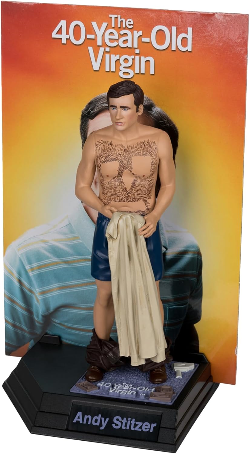 Andy Stitzer Figura Estatua The 40 Year Old Virgin McFarlane Toys 16 Cm