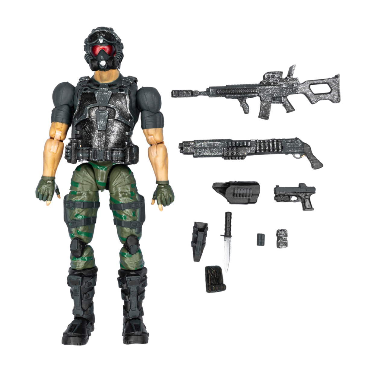 Fist Trooper Figura de Acción Fist Colombia Figura Militar Soldado Joe 16.5 cm