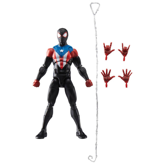 Miles Morales Boricua Suit Figura De Acción Spiderman 2 Gamerverse Ps5 Marvel Legends 16cm