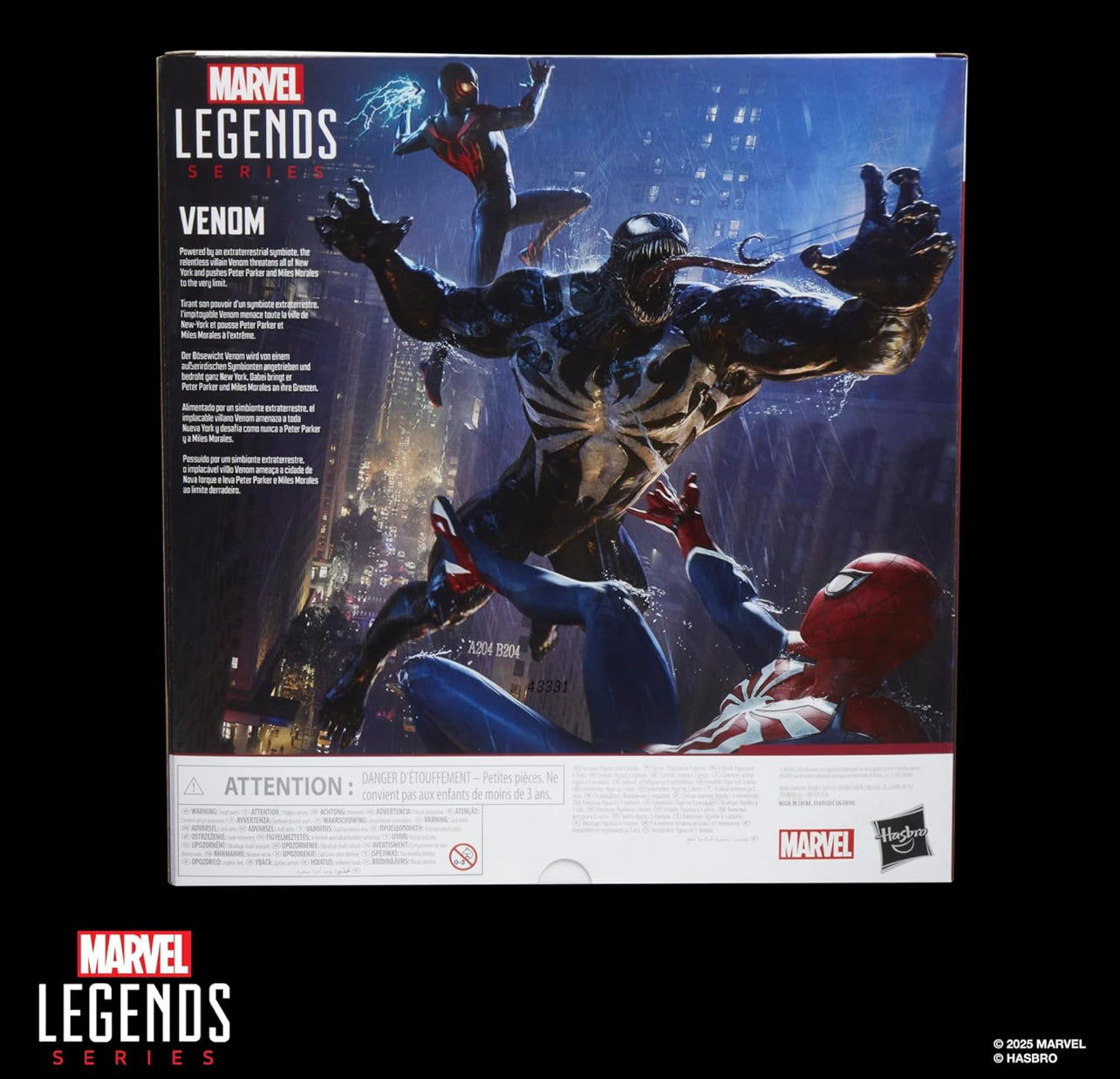 Venom Figura De Acción Spiderman 2 Gamerverse Ps5 Marvel Legends 25cm