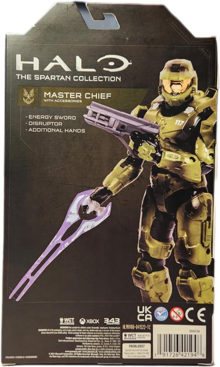 Master Chief Figura De Acción Halo Infinite New Exclusive Jazwares 18 Cm