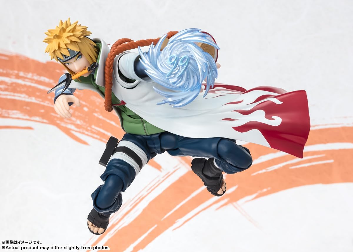 Minato Namikaze Figura de Acción Naruito Narutop99 Edition Sh Figuarts Bandai 15 Cm