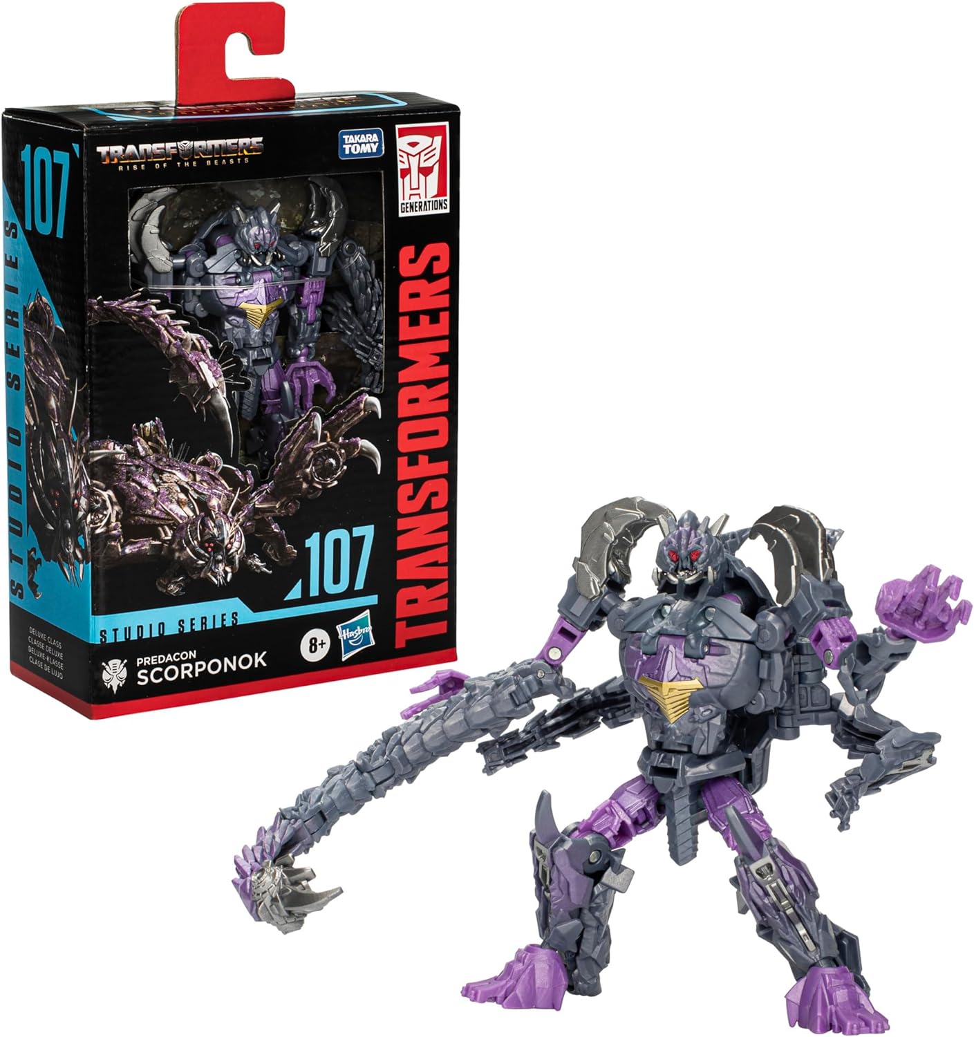 Scorponok 107 Figura de Acción Transformers Rise of the Beasts Toy Studio Series 107 Hasbro 14 Cm