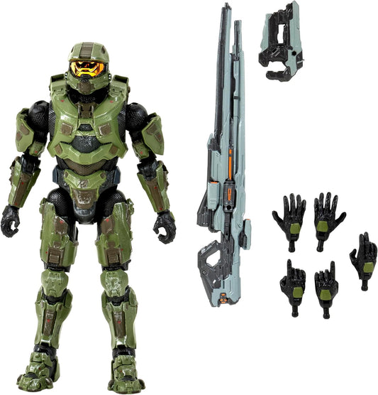 Master Chief Figura De Acción Spartan Collection Halo 5 Jazwares 18 Cm
