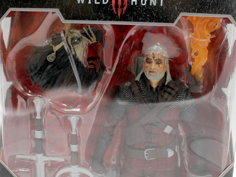 Geralt De Rivia Wolf Armor Platinum Figura De Acción The Witcher Mcfarlane Toys 18 Cm