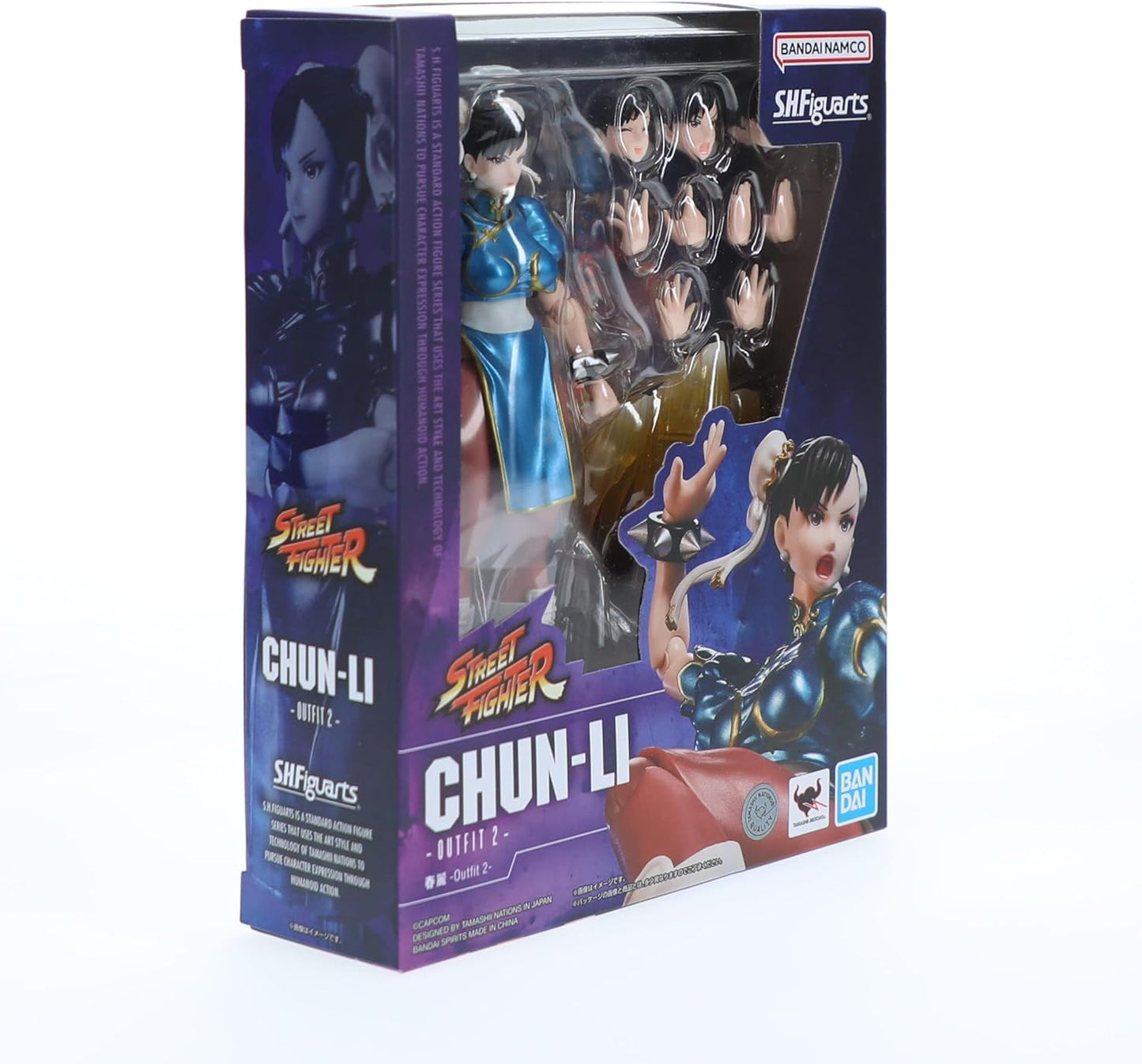 Chun Li Figura De Acción Street Fighter Outfit Bandai Sh Figuarts 16 Cm