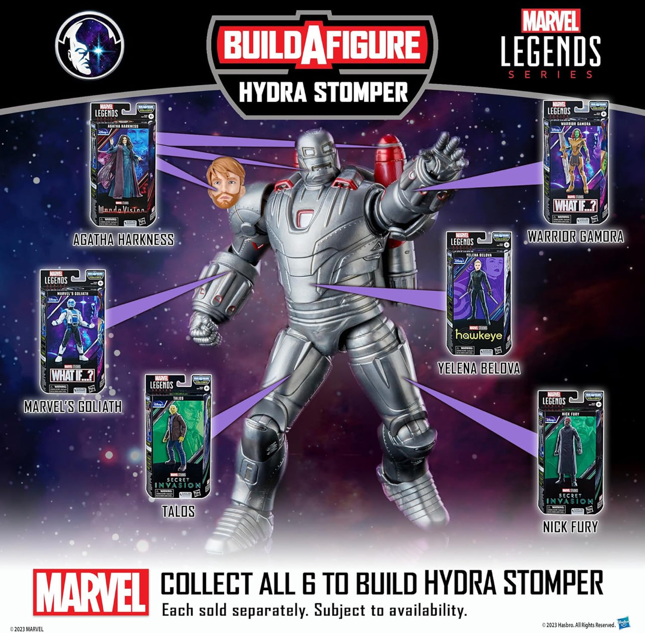 Goliath Figura De Acción What If UCM Marvel Legends 16 Cm