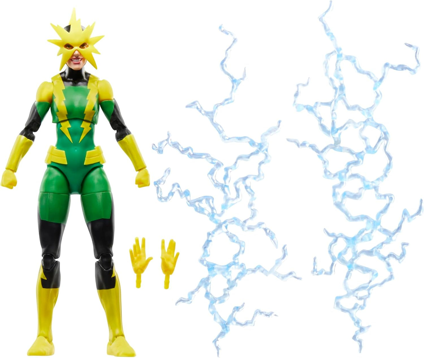 Electro Francine Frye Figura De Acción Spiderman Classic Vintage Marvel Legends Hasbro 16 Cm