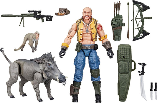 Dreadnok Gnawgahyde, Porkbelly & Yobbo Pack Figura de Accion Cobra Gi Joe 125 Classified Series 17 cm
