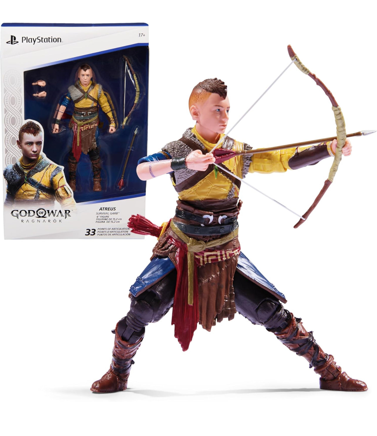 Atreus Figura De Acción God Of War Ragnarok Spin Master 15 Cm
