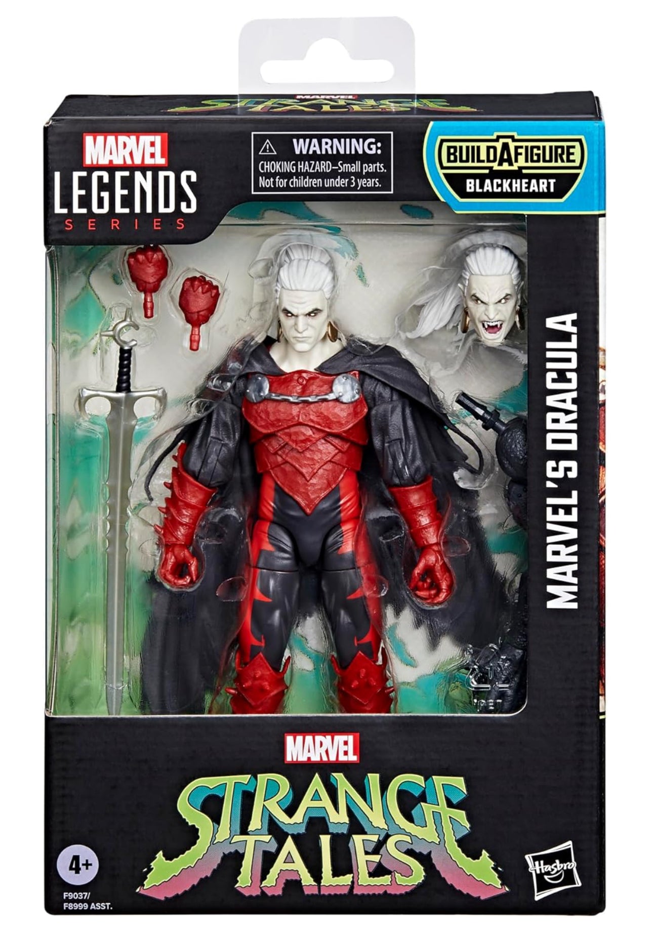 Dracula Figura De Acción Strange Tales Comics Marvel Legends 15 Cm BAF Blackheart