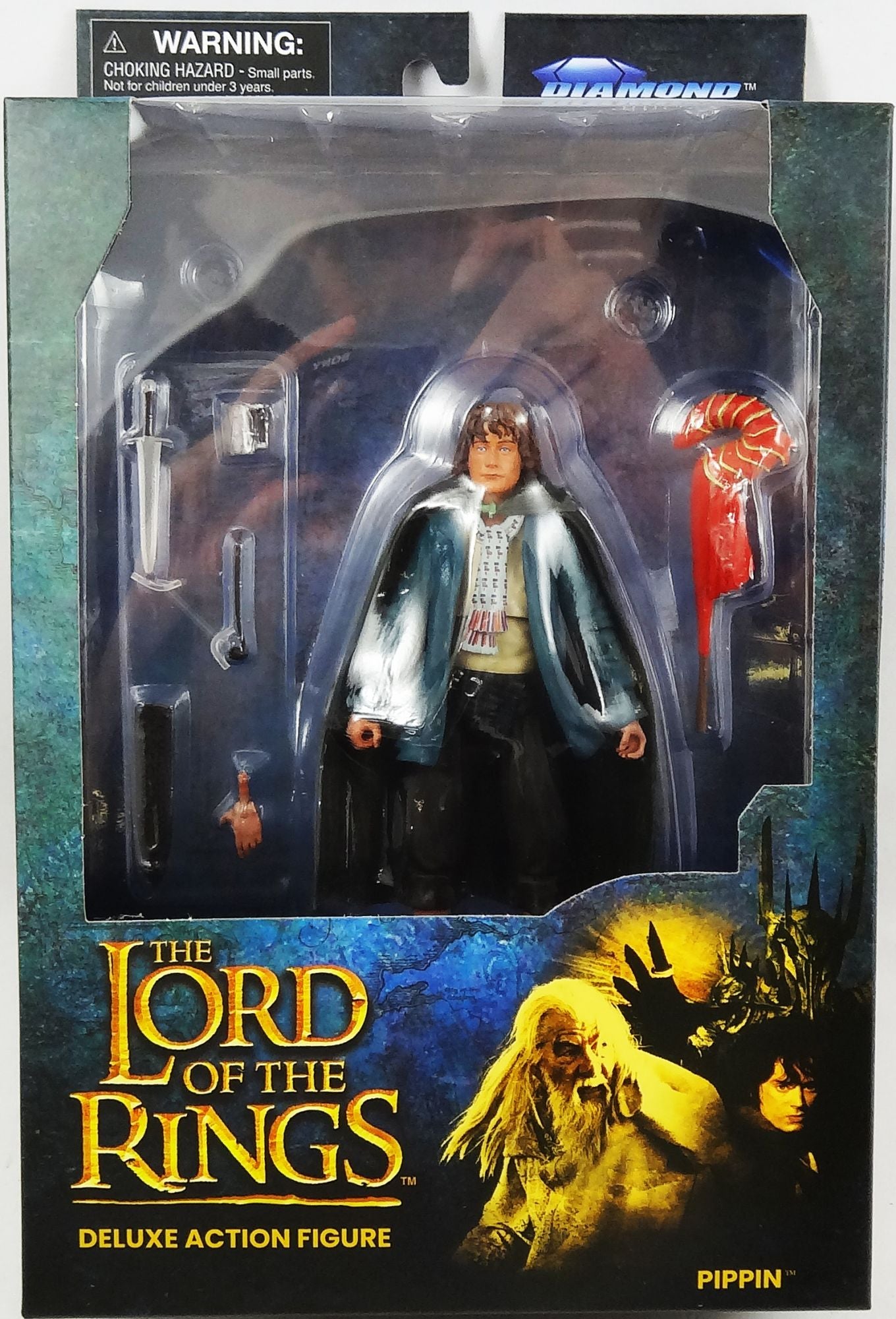 Pippin Figura De Acción The Lord Of The Rings Diamond Select Toys 11 cm