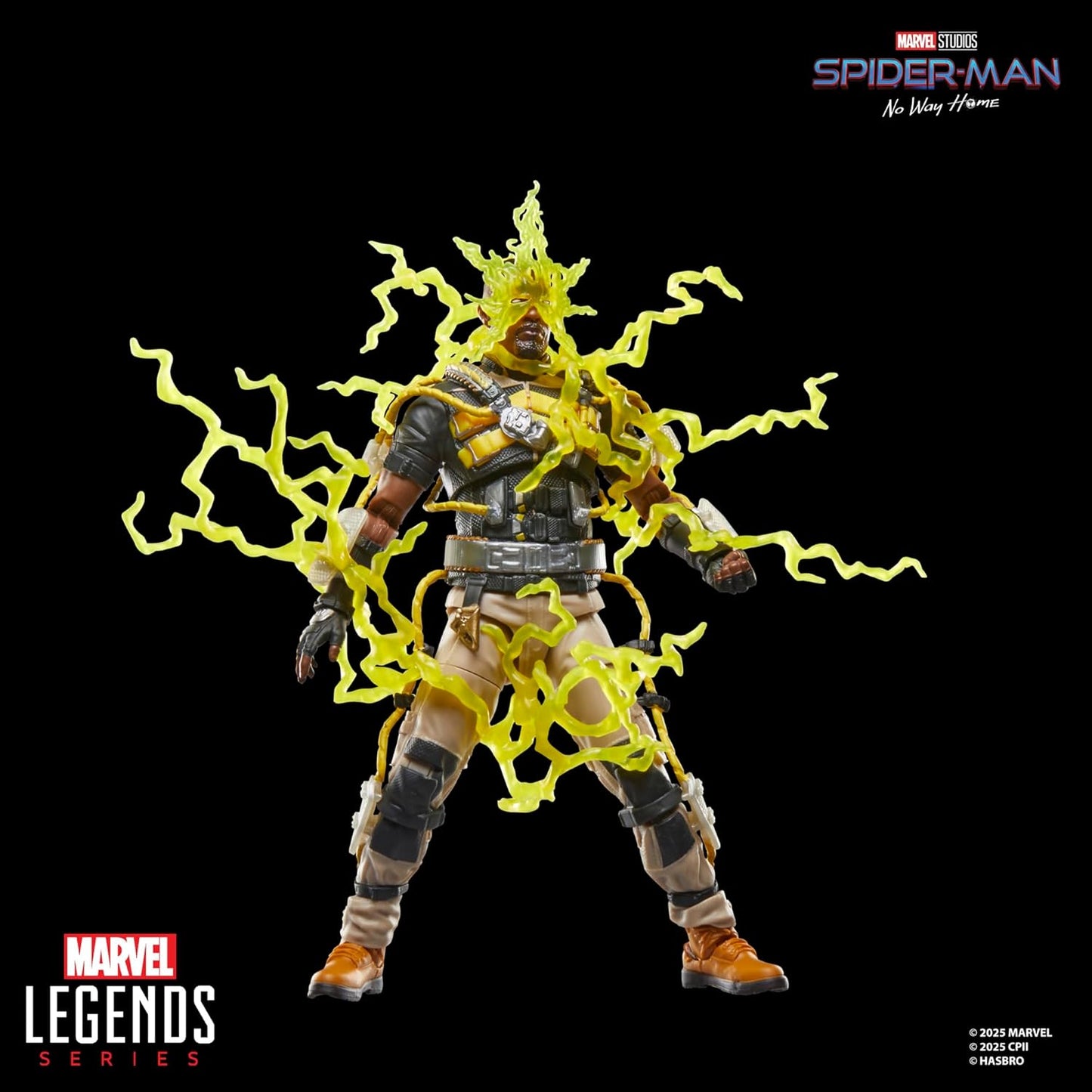 Electro Figura De Acción Spiderman No Way Home Marvel Legends Hasbro 16 Cm