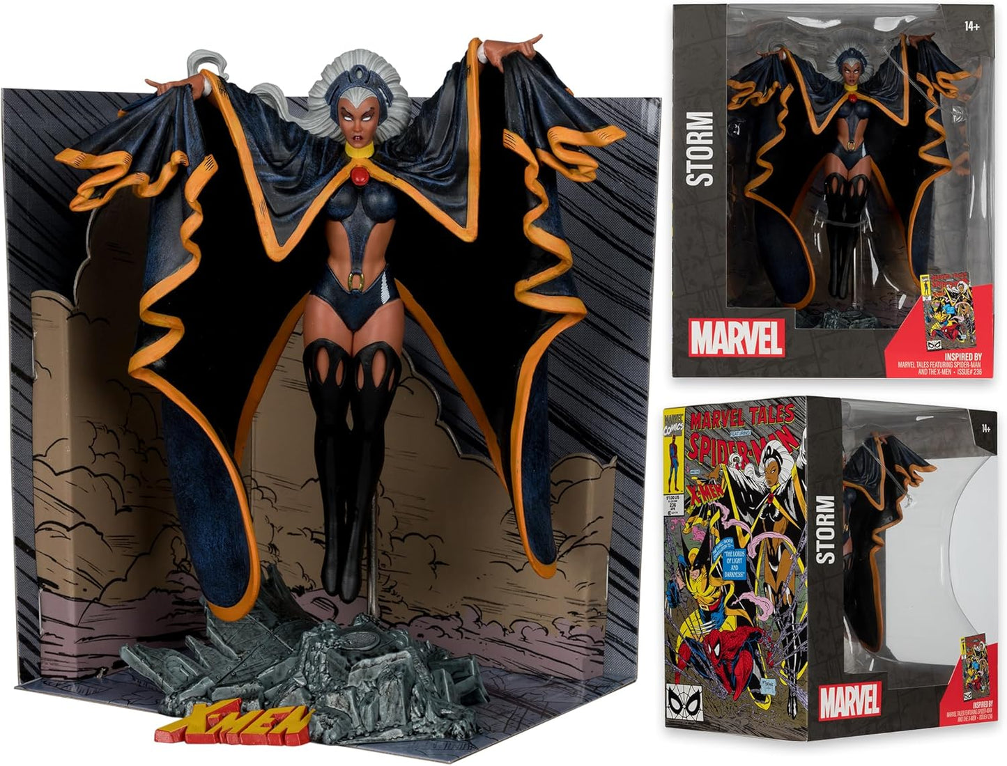 Storm Figura Estatua Marvel Spider Man & The X Men Comics #236 McFarlane Toys 16 Cm