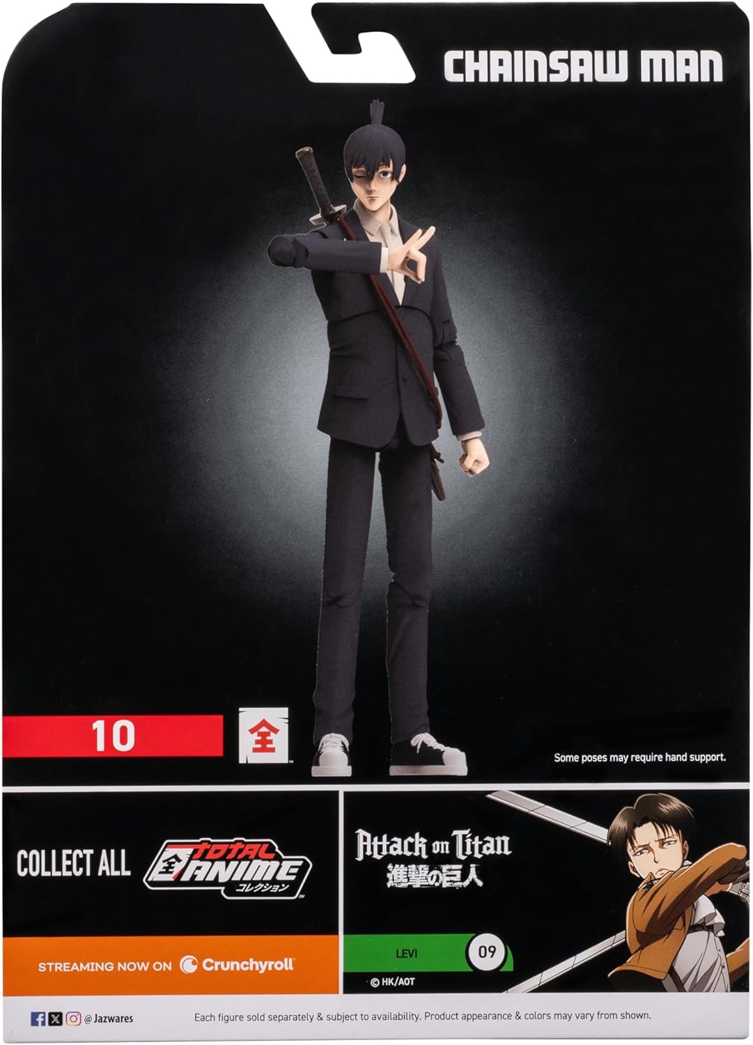 Aki Hayakawa Figura de Acción Chainsaw Man Total Anime Jazwares 16 Cm