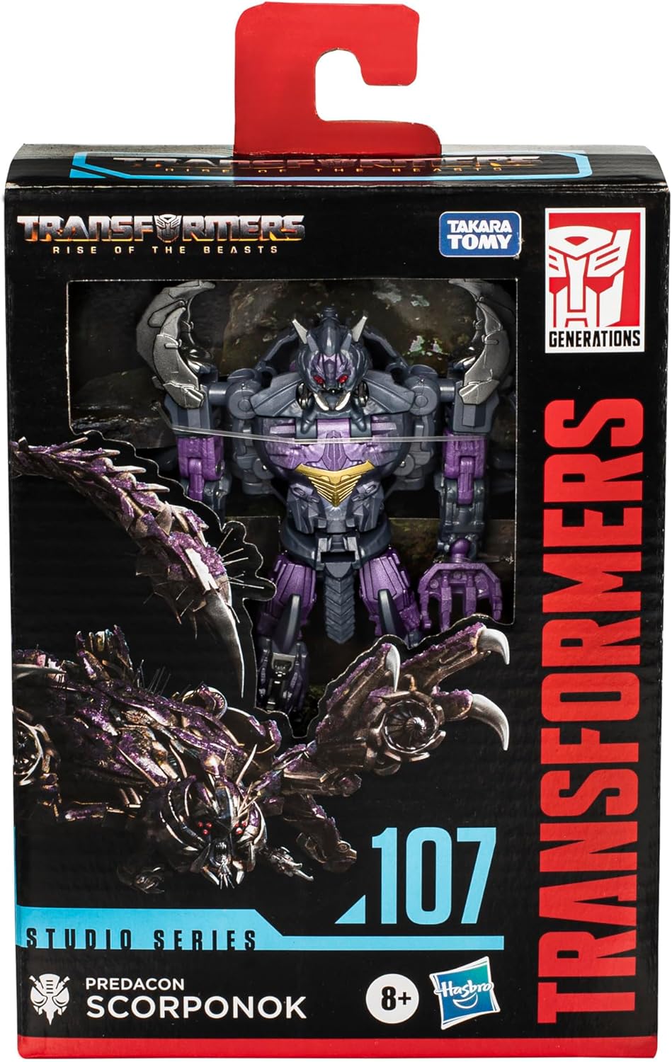 Scorponok 107 Figura de Acción Transformers Rise of the Beasts Toy Studio Series 107 Hasbro 14 Cm