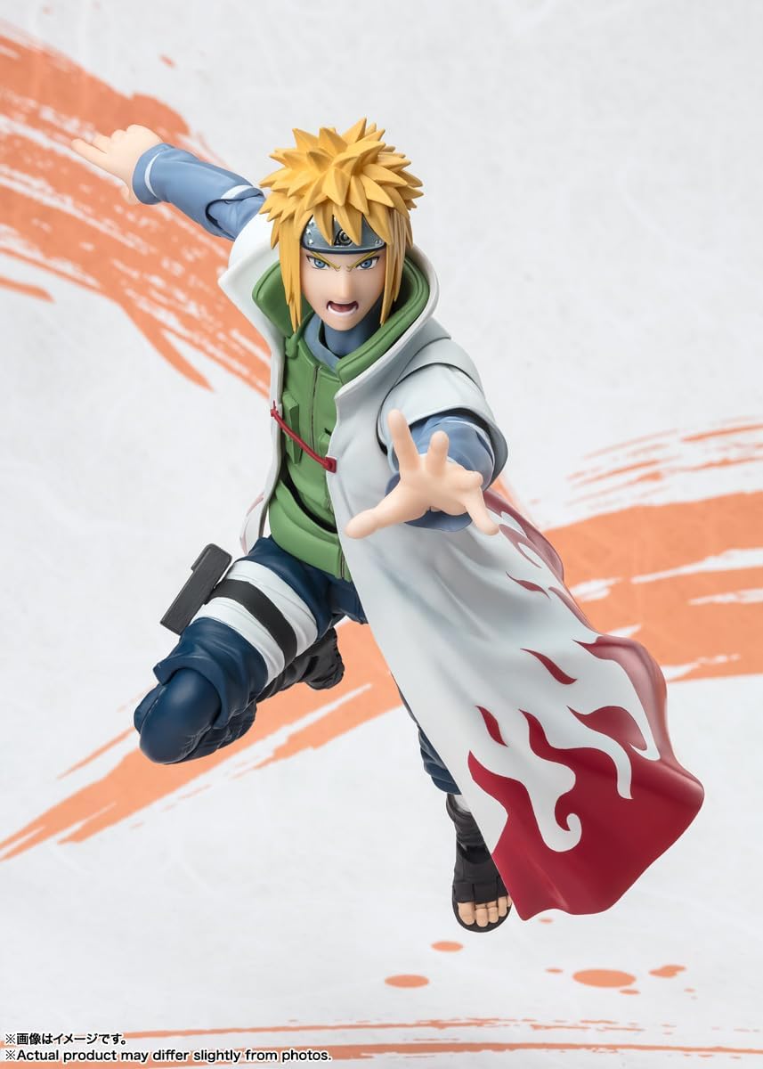 Minato Namikaze Figura de Acción Naruito Narutop99 Edition Sh Figuarts Bandai 15 Cm