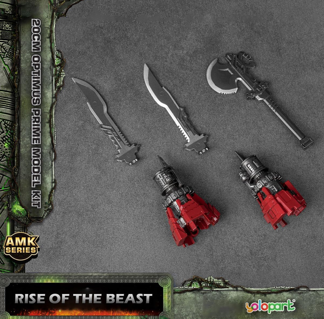 Optimus Prime Figura de Acción Transformers Rise Of The Beasts Yolopark Transformers Model Kit AMK Series Hasbro