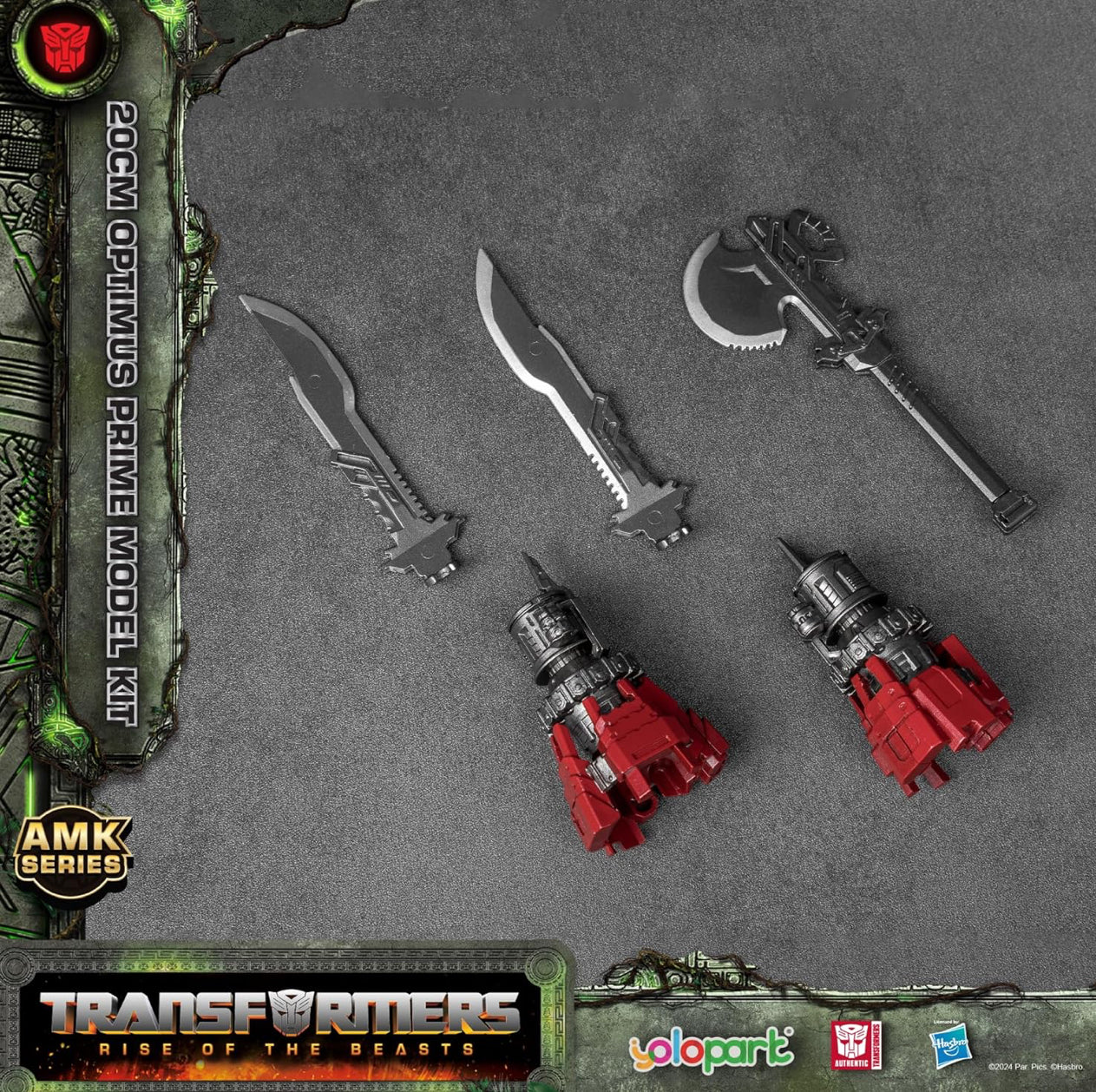 Rhinox Figura de Acción Transformers Rise Of The Beasts Yolopark Transformers Model Kit AMK Hasbro