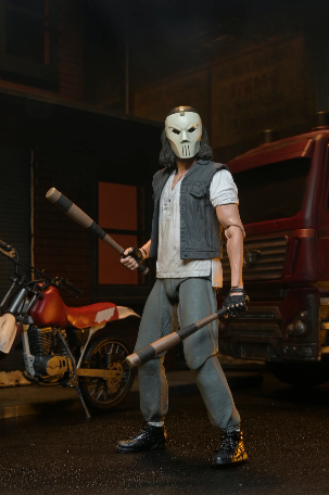 Casey Jones & Dirt Bike Pack Figura TMNT Tortugas Ninja Neca 18 cm