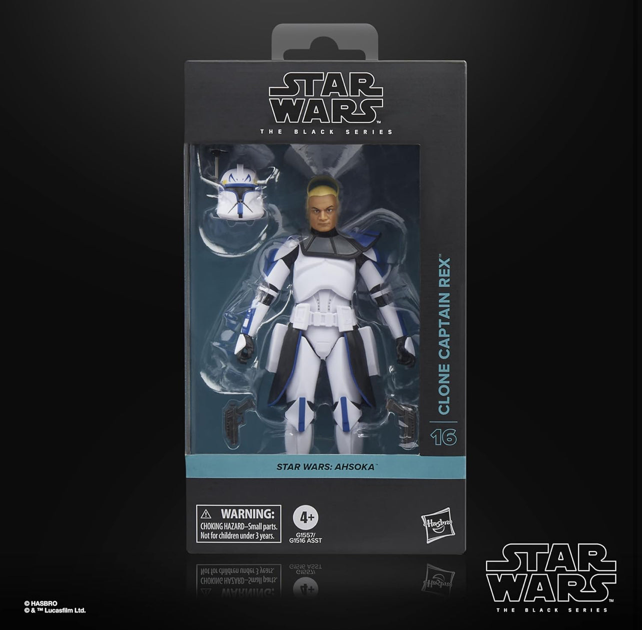 Clone Capitan Rex Figura De Acción Star Wars Ahsoka Black Series 16cm