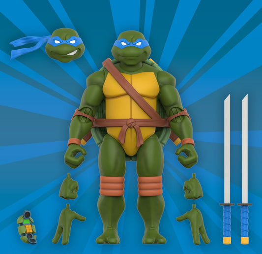 Leonardo Figura de Acción Tortugas Ninja TMNT 2003 Super7 Ultimate