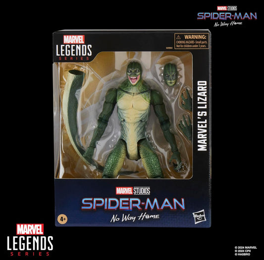 Lizard Figura De Acción Spiderman No Way Home Marvel Legends Hasbro 19 Cm