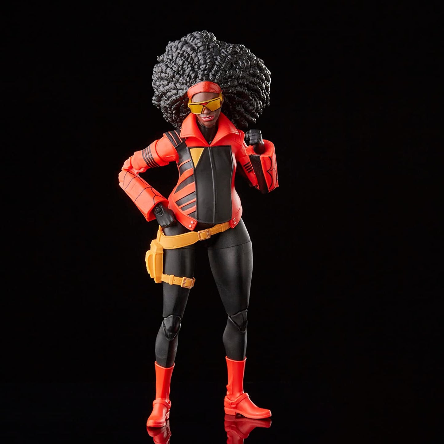 Jessica Drew Figura de Acción Spiderman Across The Spider Verse Marvel Legends Hasbro 17 Cm
