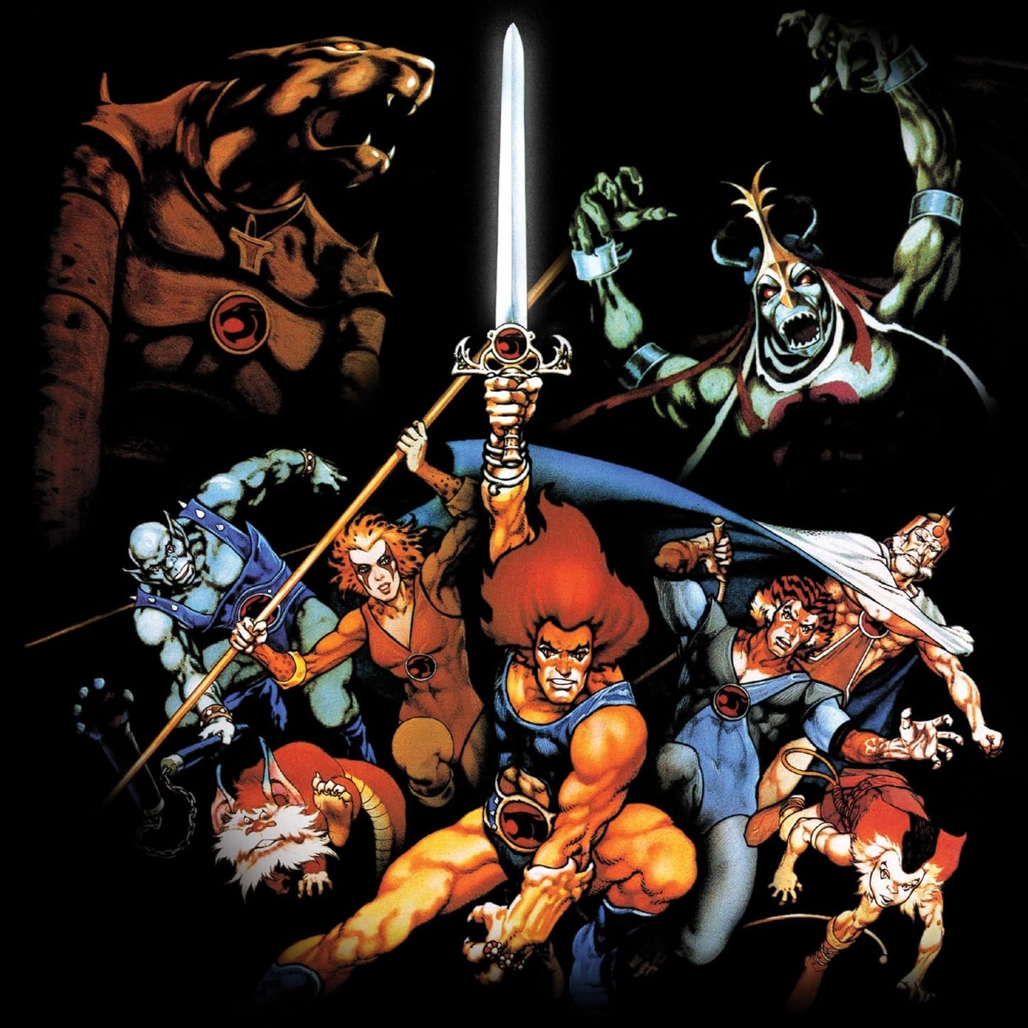 Tygra Figura De Acción Thundercats Super7 Deluxe 18 Cm