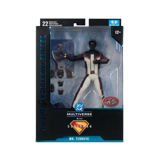 Mister Terrific Platinum Edition Figura De Acción Superman DC Mcfarlane Collector Edition 18 Cm