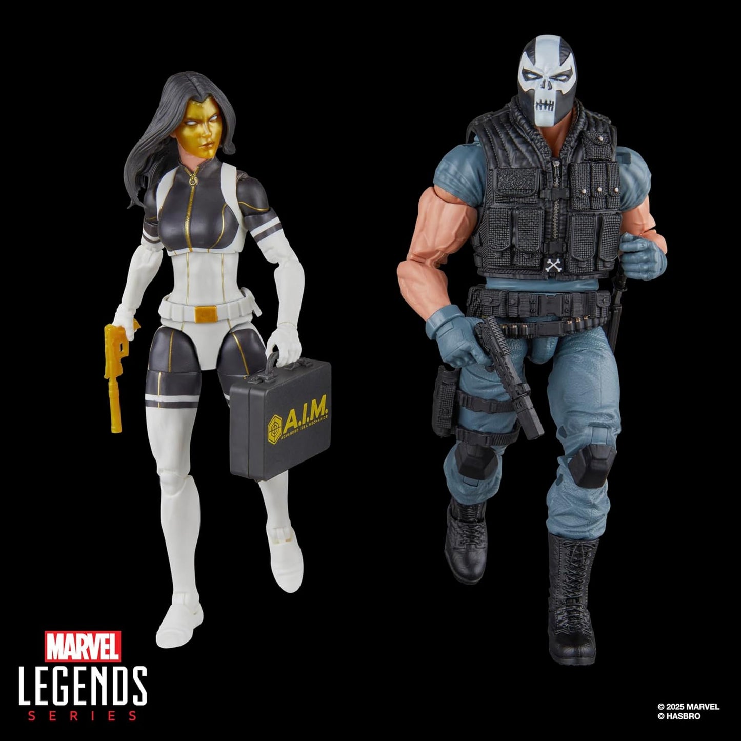 Madame Masque & Crossbones Pack Figura De Acción Suiper Villains Marvel Legends Hasbro 18 Cm