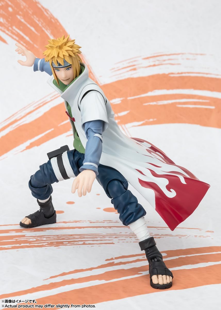 Minato Namikaze Figura de Acción Naruito Narutop99 Edition Sh Figuarts Bandai 15 Cm