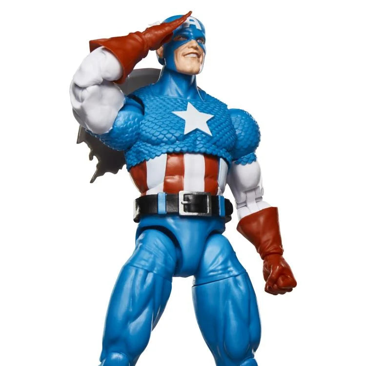 Capitán América Figura De Acción Secret Wars Marvel Legends Retro 17 Cm