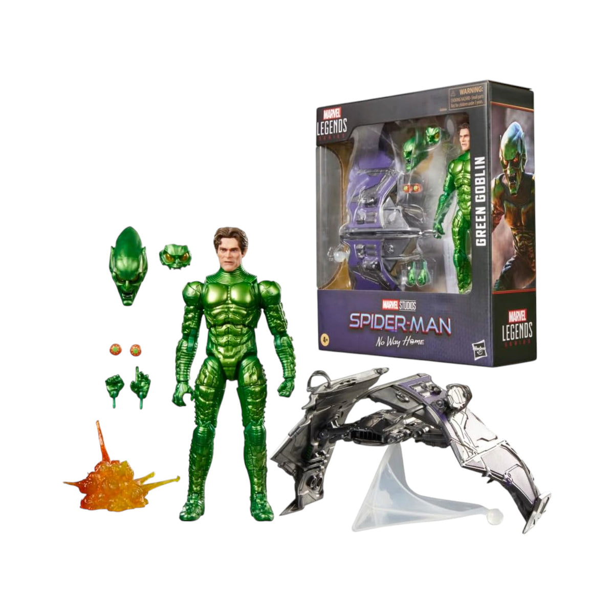 Green Goblin Duende Verde Figura De Acción Spiderman No Way Home Marvel Legends Hasbro 16 Cm
