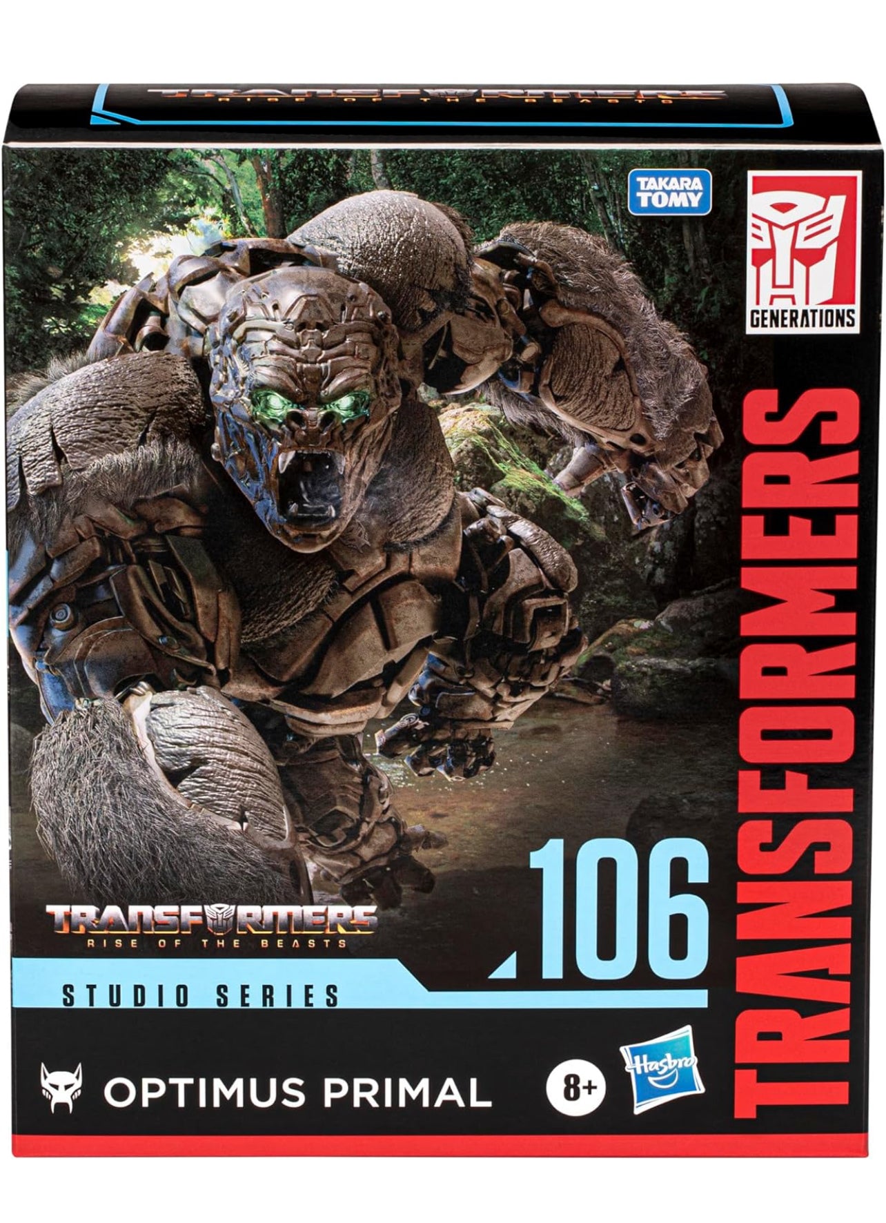 Optimus Primal Figura de Acción Transformers Rise Of The Beasts Toy Studio Series 106 Hasbro 22 Cm
