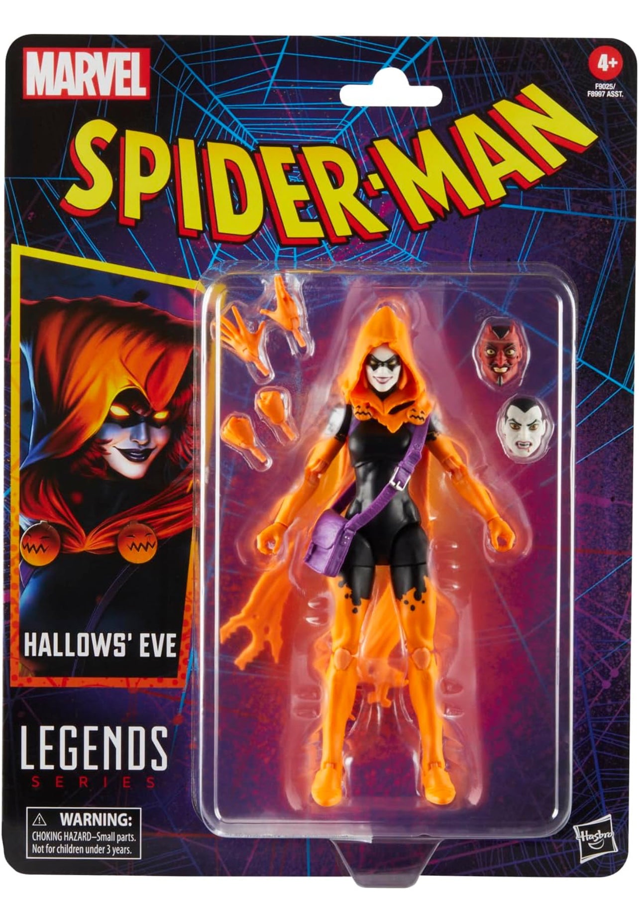 Hallows’ Eve Figura De Acción Spiderman Comics Classic Marvel Legends Hasbro 16 Cm