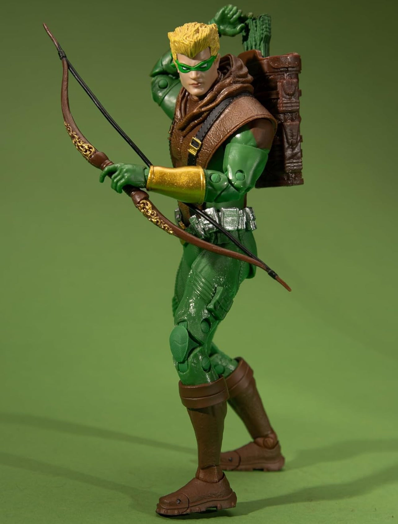 Connor Hawke Figura de Acción Green Arrow Dc Mcfarlane Toys Gold Label 18cm