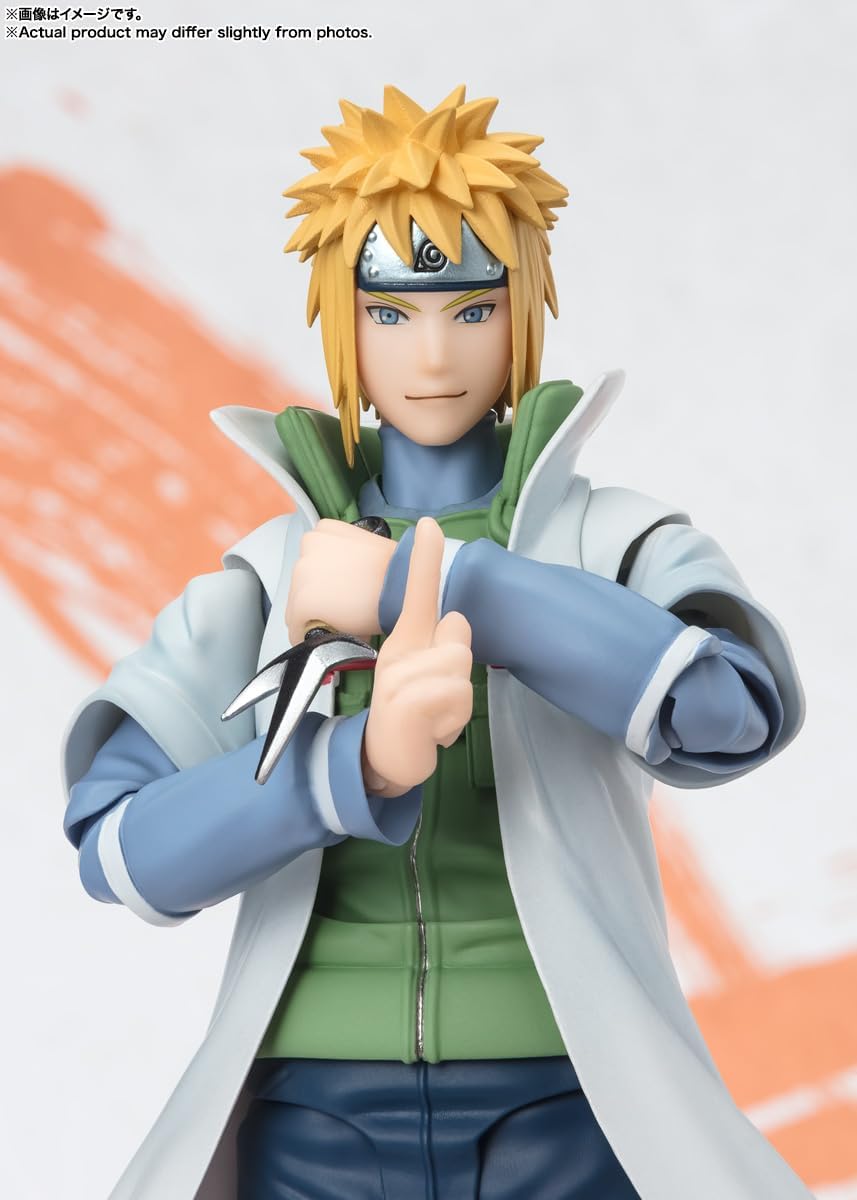 Minato Namikaze Figura de Acción Naruito Narutop99 Edition Sh Figuarts Bandai 15 Cm