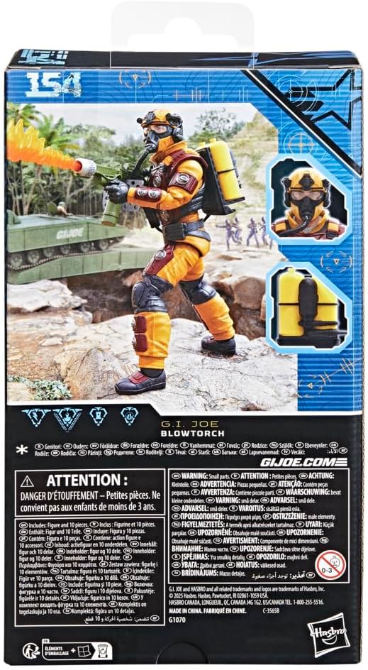 Blowtorch Figura de Accion Gi Joe 154 Classified Series 16 Cm