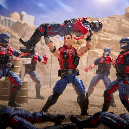 Sgt Slaughter & Felix Mercer Stratton Pack Figura de Accion Gi Joe 173 Classified Series 17 cm