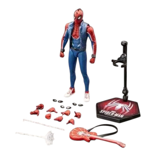 Spider Punk Spiderman Figura de Acción Spiderman Avengers Deluxe ZD Toys 18 cm