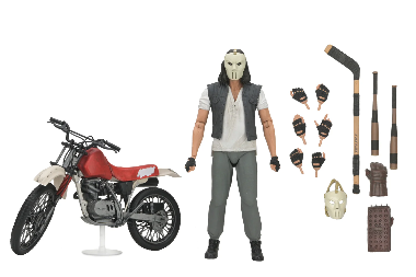 Casey Jones & Dirt Bike Pack Figura TMNT Tortugas Ninja Neca 18 cm
