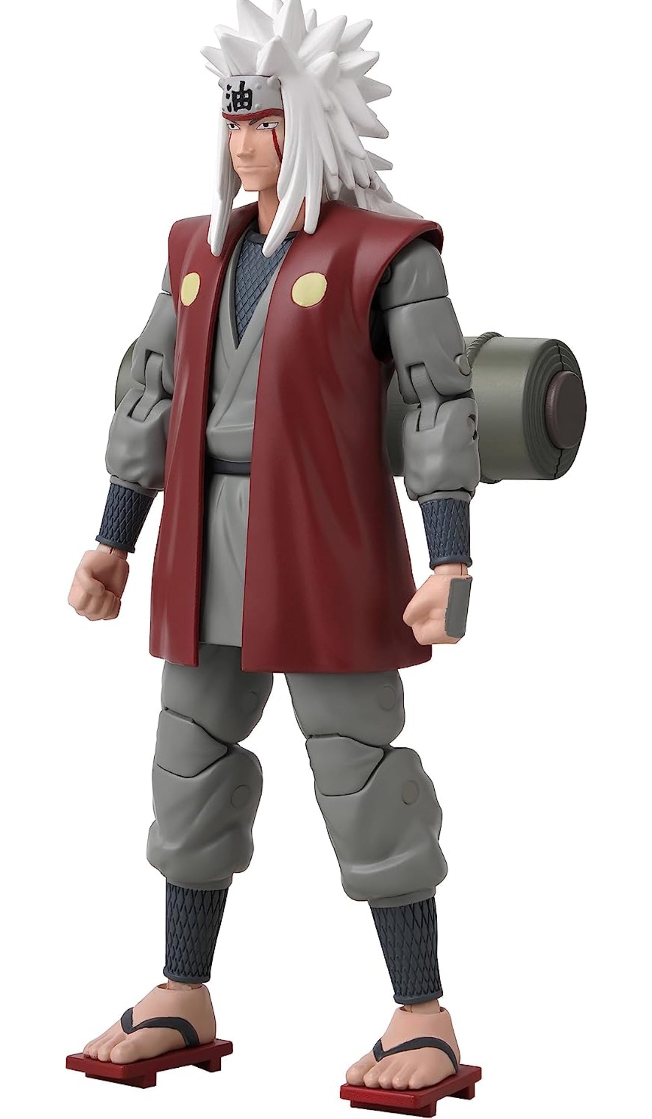 Jiraiya Figura de acción Naruto Shippuden Anime Heroes Bandai 16 Cm