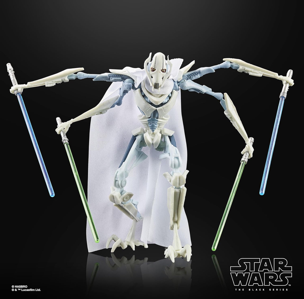 3 Pack Darth Vader & Gr Grievous & Grand Admiral Thrawn Figuras Star Wars Masters Of Evil Black Series 1/12