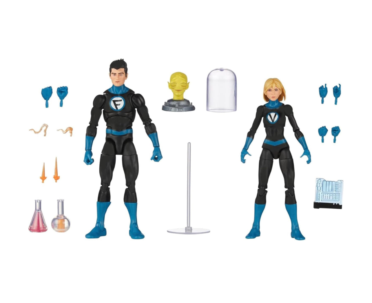 Franklin & Valeria Richards 2 Pack Figuras De Acción Los 4 Fantásticos Marvel Legends 16 Cm